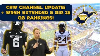 WVU Football News  Important Channel Info  QampA CRW Live 510  West Virginia Mountaineers [upl. by Ahsets]