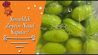 Yemeklik Zeytin Nasıl Yapılır [upl. by Atiuqes]