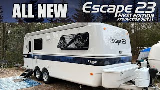 MUST SEE  The most EXCITING new Fiberglass Camper  Escape 23 [upl. by Darrelle]