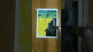 Poster colour painting 🎨🖌️ indian art shorts viral shortsfeed [upl. by Maletta]