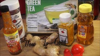 HOW TO LOOSE BELLY FAT TUMERIC GINGER TEA HEALTH BENEFITS RECIPE 2017 [upl. by Georgeanna]