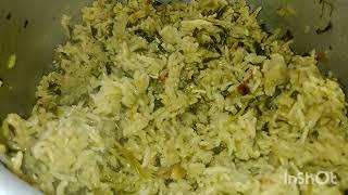 ಮೆಂತ್ಯ ಪಲಾವ್ ರೆಸಿಪಿ Methi palav recipe simple lunch box recipe in Kannada [upl. by Enawd]