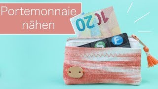 BasicNähanleitung Portemonnaie nähen [upl. by Anabel436]