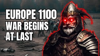 EUROPE 1100 Bannerlord Modded Gameplay Part 7  WAR BEGINS AT LAST [upl. by Carrelli]