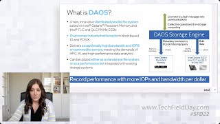 Intel DAOS 20 Storage Software Stack and Ecosystem Update [upl. by Trixie]