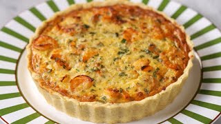 Recette  Tarte aux Crevettes 🥧🍤l [upl. by Akinej]