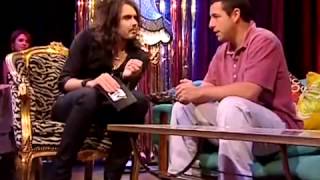 Russell Brand and Adam Sandler  funniest interview ever [upl. by Cirdla]