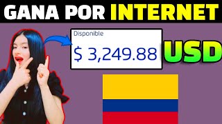 😱Como GANAR DINERO por INTERNET 2024  EN COLOMBIA ✅PASO A PASO [upl. by Mcgannon]