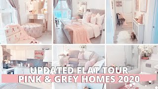 HOME TOUR  pink rose gold copper  PLUS 50 OFF BED CODE with Chrissy50 [upl. by Yalahs]