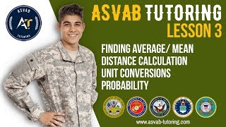 Finding Average and Mean and MUCH MORE LESSON 3  ASVAB Tutoring [upl. by Slade]