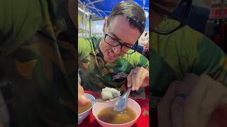 Thailands amazing street food spicy ginger broth with black sesame rice balls Thailand [upl. by Rexford541]