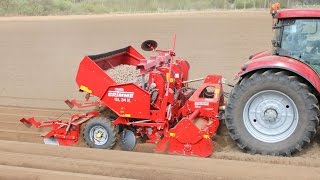 GRIMME GL 34 K amp RT 300  Potato Planter amp Rotary Tiller [upl. by Ahseit]