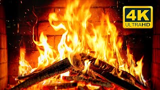 🔥 Cozy Fireplace 4K 12 HOURS Fireplace with Crackling Fire Sounds Crackling Fireplace 4K [upl. by Ibrahim577]