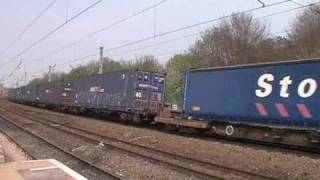 Freight Trains at Lancaster 210411 [upl. by Corvin]