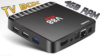 SCISHION V88 PIANO TV BOX RK3328 4GB RAM 16GB ROM Android 7 1 [upl. by Ede833]