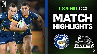 NRL 2023  Parramatta Eels v Penrith Panthers  Match Highlights [upl. by Elockin]