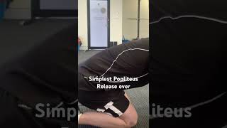 Simplest Popliteus Muscle Release in History exercise kneepain healthy fix howto running legs [upl. by Nivrae]