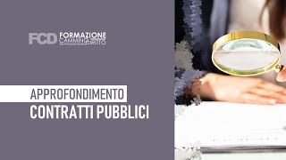 Contratti pubblici presupposti di applicazione del Codice appalti nei Settori Speciali [upl. by Mathew]