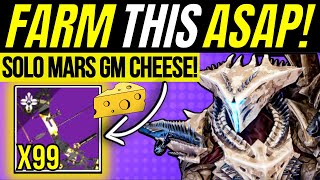 Easy MARS Grandmaster FARM amp SOLO GLITCH New Pre Astyanax IV ADEPT amp Nightfall CHEESE Destiny 2 [upl. by Sperry449]