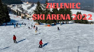 Zieleniec 2022  Zieleniec ski arena  Ski arena in Poland  Du lịch Châu Âu [upl. by Pisano]