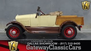 1927 Ford Model T Pickup Stock 101 Gateway Classic Cars of Dallas [upl. by Calli]