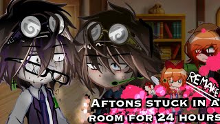 Aftons stuck in a room for 24 hours remake Kirito0198Fnaf [upl. by Trometer]