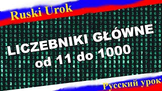 Rosyjski 10  Liczebniki 111000 Edukacja Nauka rosyjskiego online Rosyjski od podstaw [upl. by Tormoria]