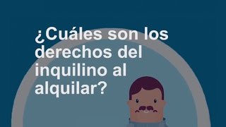 ¿Cuáles son los derechos del inquilino al alquilar [upl. by Aiciles476]