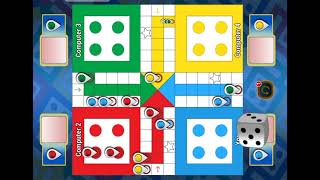 Ludo game in 4 players  Ludo King 4 players Ludo gameplay Jahangir gaming part 88 [upl. by Aracot]