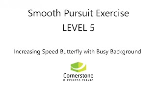 Vestibular amp Concussion Exercise – Smooth Pursuit Level 05 [upl. by Hutson]