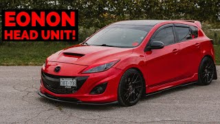 Mazda 3Mazdaspeed 3 Eonon Head Unit Review Is It Worth It [upl. by Colbye]