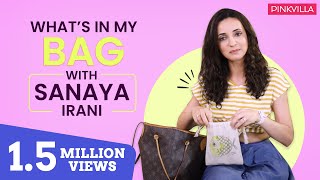 Whats in my bag with Sanaya Irani  Fashion  Television  Pinkvilla [upl. by Shewchuk177]