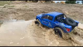 Big Scale Ford Raptor F1510 Blue Version KM2 Cragman Traction Hobby [upl. by Pietje130]