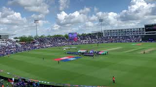 India Afghanistan National Anthem  ICC World Cup 2019 [upl. by Alrad76]