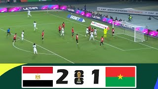 Egypte contre Burkina Faso 21  Éliminatoires de la CAF pour la Coupe du Monde FIFA 2026™ Résumé [upl. by Etirugram]