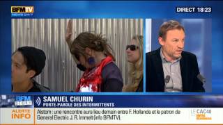 Samuel Churin avant linterv de Manuel Valls sur BFM TV 19062014 [upl. by Erb682]