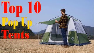 Top 10 Best Automatic Pop Up Camping Tents  HassleFree Outdoor Adventure Made Easy [upl. by Nytsirc460]