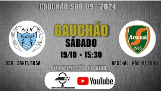 ASR 02 x 03 ARSENALNãoMeToque • Gauchão Sub 09 [upl. by Etoile]