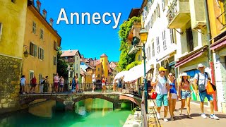 4K Walking in Annecy Old Town  Annecy France  Venice of the Alps [upl. by Finstad]