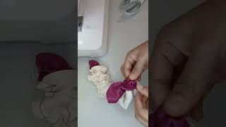 how to make two colors scrunchies [upl. by Erdnaed]