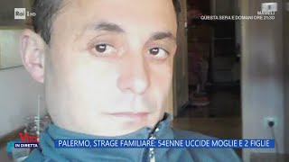 Palermo strage familiare 54enne uccide moglie e 2 figli  La Vita in diretta  12022024 [upl. by Malamut288]