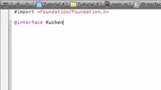 Objective C Tutorial 4 Deutsch  Erklärungen zum Interface  Full HD [upl. by Notkcorb]