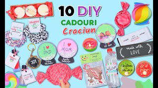 10 DIY SUPER CADOURI DE CRACIUN  Idei De Cadouri Pentru BFF Familie Colegi Secret Santa craciun [upl. by Urbannal]