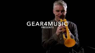 pTrumpet Plastic Trumpet Yellow  Gear4music demo [upl. by Aseretairam529]