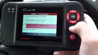 Launch CRP129 VIII Live Data amp Fault Scan on NEW 2014 Kia CR PLUS [upl. by Enrique]