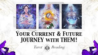 💙THE CURRENT amp FUTURE JOURNEY OF YOU AND THEM💙 pick a cardart collab with KinoTarot [upl. by Berghoff]