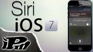 Siri iOS 7  Top Neuheiten Deutsch [upl. by Tserof537]