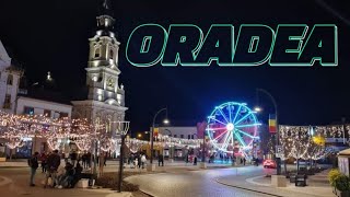 Pulsul orașului Revelion la Oradea Piața Unirii  Ultimele minute din 2023 primele din 2024 [upl. by Elodia]