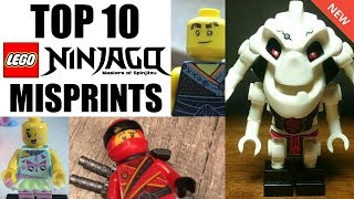 Top 10 LEGO NINJAGO Misprints [upl. by Renelle985]