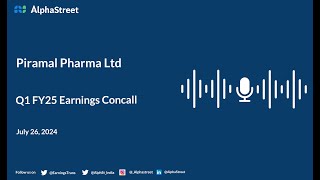 Piramal Pharma Ltd Q1 FY202425 Earnings Conference Call [upl. by Follansbee]